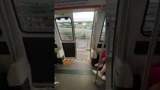 Closing Doors Monorail Orange Travel Train Disney #shorts