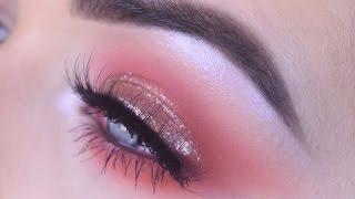 Stila Metal Glitter Liquid Eyeshadow | Rose Gold & Neon Eye Makeup Tutorial