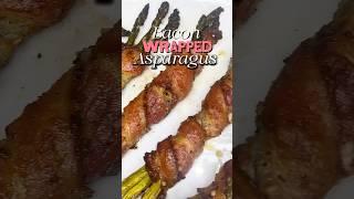 Your tastebuds will be in awe of these delicious Bacon Wrapped Asparagus! #food  #yummy #delicious