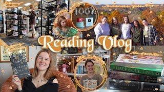 READING VLOG | reading @katieisreading favorite books & a 100K surprise party 