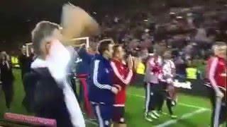 Big Sam's crazy celebration, Sunderland 3:0 Everton, 5/11/2016