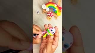 Miniature food with clayHow to make ice cream with clay  #shorts  #youtubeshorts #shortvideo