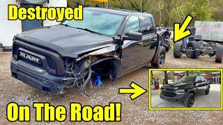 We Rebuilt Our Wrecked Cheap $5,000 Dodge Ram From the Salvage Yard!