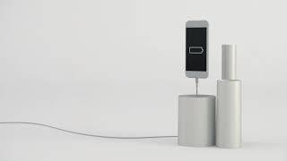 Nendo designs emergency portable battery that you charge by hand