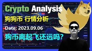 狗狗币行情分析2023.09.06 | 狗币离起飞还远吗 | Dogecoin