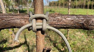 A simple tension knots in life..but very useful! [Woodland zip tie]