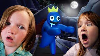 We Call in HELP to beat RAiNBOW FRiENDS!! Can Adley & Niko win? New Roblox obby SCARY games with DAD