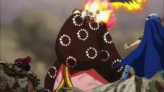 Big Mom  VS Law & Kid : Big Mom is taking over them and said that the looser will die