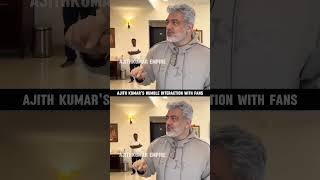 Ajith Kumar's Humble Interaction with fans  #ajithkumar #thalafans #ajith