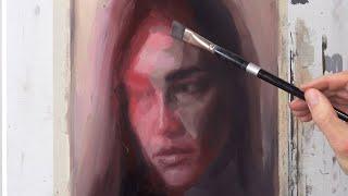 The Power Of A 5-Color Oil Painting - (Modified Zorn Palette)