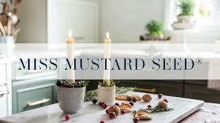 LED taper candle holder hack | Christmas decorating ideas | miss mustard seed