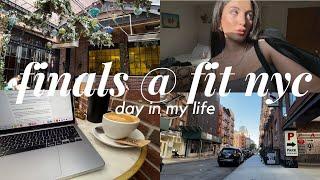 finals at fit nyc | day in my life