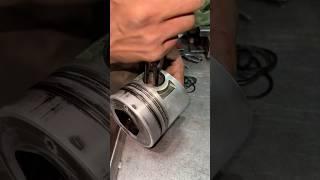 Installing piston lock #engine #repair #rebuild #how #workshop #mechanic #skills #expert #shortsfeed