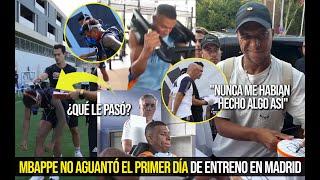 BRUTAL! MBAPPE NO AGUANTÓ EL 1ER ENTRENO DE PINTUS EN MADRID ESTO LE PASÓ  "NUNCA HABÍA HECHO ESO"