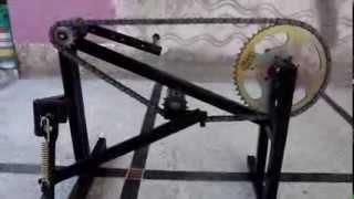 Automatic Side Stand Retrieval Mechanism - Mechanical Engineering Mini Project