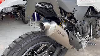 Ducati Desert X 950 2022-2023  HPcorse Slip on Short Titanium + HP Link pipe  BY TPpowersport group