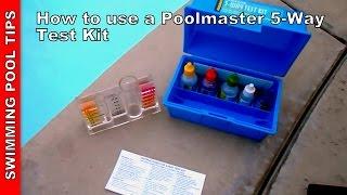 Pool Test Kit 5-way, How to Use aPoolmaster 22260 5-way test kit