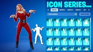 ALL FORTNITE ICON SERIES DANCES & EMOTES