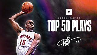 Vince Carter's TOP 50 Plays | HALF MAN HALF AMAZING!