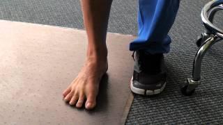 Natural Foot Posture Demonstrated by Dr Ray McClanahan DPM Natural Sports Podiatrist