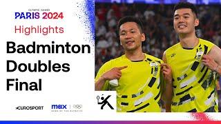 WHAT A MATCH!  | Badminton Men's Doubles Final | #Paris2024 #Olympics