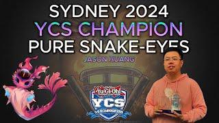 Yu-Gi-Oh! 1st Place Sydney YCS CHAMPION Pure Snake - Eyes Deck Profile (March 2024)