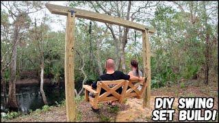 DIY Swing Set Install! The PERFECT Spot!