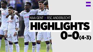 HIGHLIGHTS: KAA Gent - RSC Anderlecht | 2021-2022 | Penalties decide the cup