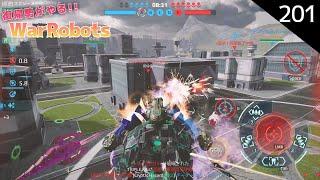 【war robots】201 復帰勢が無課金でやるウォーロボッツ！無編集動画マッチング壊れてていい画が取れない(´・ω・`)(steam版)