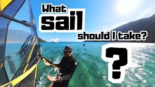 What sail should I take windsurfing!