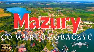 Mazury Poland - 4K Drone Travel Guide Trip - Masurian Lakes - Best Things To Do - TOP 20