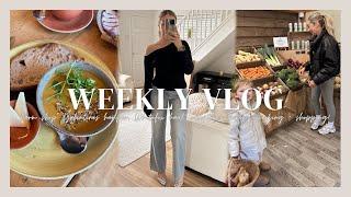 WEEKLY VLOG: Farm shop, Galentines hamper, Whitefox haul, valentines baking, cooking + shopping!
