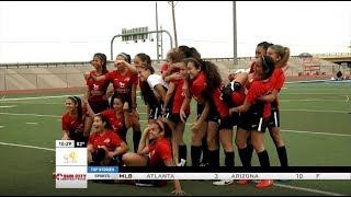 Galacticas FC Training for Surf Cup - Courtesy CBS4 Local