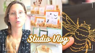 Weihnachtsplanung, neue Stempel, nähen und ein Großauftrag / Studio Vlog