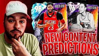 MY CONTENT PREDICTIONS FOR TMRWS DROP IN NBA 2K25 MyTEAM!!