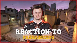 PRO PLAYERS react to PASHABICEPS plays 2020|| CSGO HIGHLIGHTS|| pro players react to|| SMILE CSGO‍