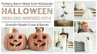 High-End Inspired Halloween DIY Decor! Kirklands, Pottery Barn, West Elm Halloween Dupes!