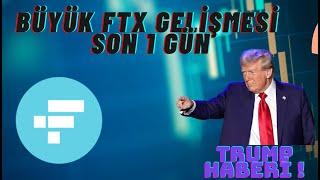 TRUMP'DAN BÜYÜK HAMLE $FTX FTT SON GÜN KALA BÜYÜK HAMLE !