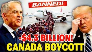 Top 10 States Will Collapsing If Canada Just BOYCOTTED All Flights To America - You Won’t Believe