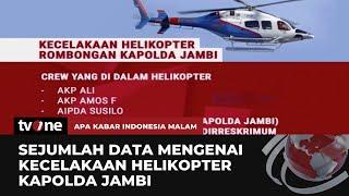 Daftar Nama Penumpang Kecelakaan Helikopter Bawa Kapolda Jambi | AKIM tvOne
