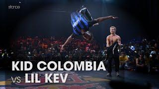 Kid Colombia vs Lil Kev (stance angle) // RED BULL BC ONE WORLD FINALS MUMBAI // Powermove Final