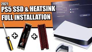 PS5 SSD & Heatsink Installation & Walkthrough