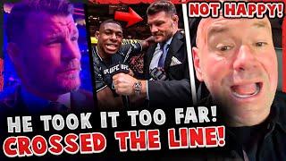 Dana White NOT HAPPY! Michael Bisping says Joaquin Buckley CROSSED THE LINE in post-fight INTERVIEW!