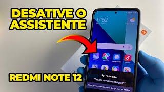 (Redmi NOTE 12) Como DESATIVAR o ASSISTENTE no botão LIGA | DESLIGA