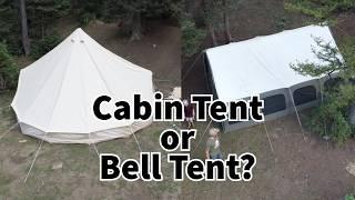 Stout Bell Tent vs. Kodiak Canvas Cabin Tent!