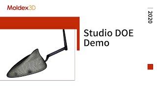 Moldex3D 2020｜Studio DOE Demo