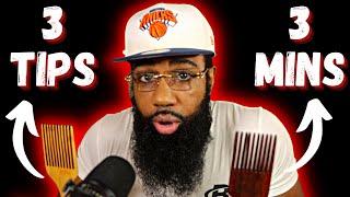 Step Your Beard Game UP!! 3 BEARD TIPS in 3 BEARD MINUTES!!