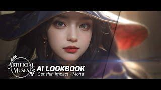 AI lookbook Girl | Genshin Impact - Mona