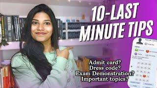 10 Last minute tips to remember before the exam/ UGC-NET English Literature