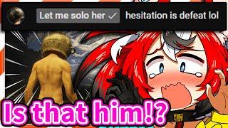 Bae got Visited by LET ME SOLO HER on Stream 【Hakos Baelz / HololiveEN】